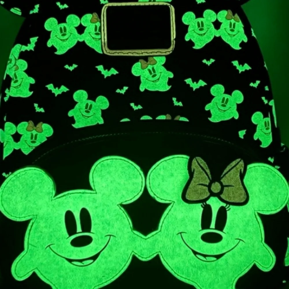 Loungefly Glow in the Dark Mickey and Minnie Ghost Halloween set